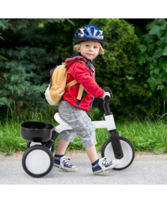 Toddler Convertible Trike with 86° Limited Steering Angle and Carbon Steel Frame