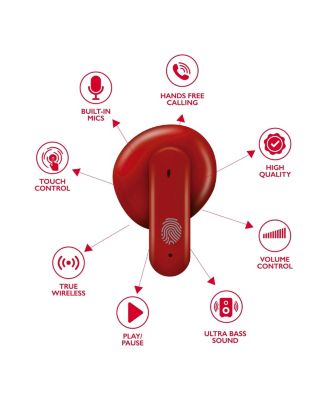 Wave-78 True Wireless Earbuds, Bluetooth, 20H Playtime