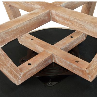 Classic Swivel Chair with Linen Fabric