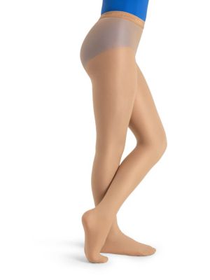 Girls Ultra Shimmery Footed Tight