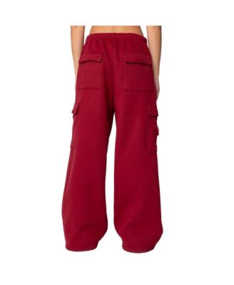 Women's Wide leg cargo sweatpants