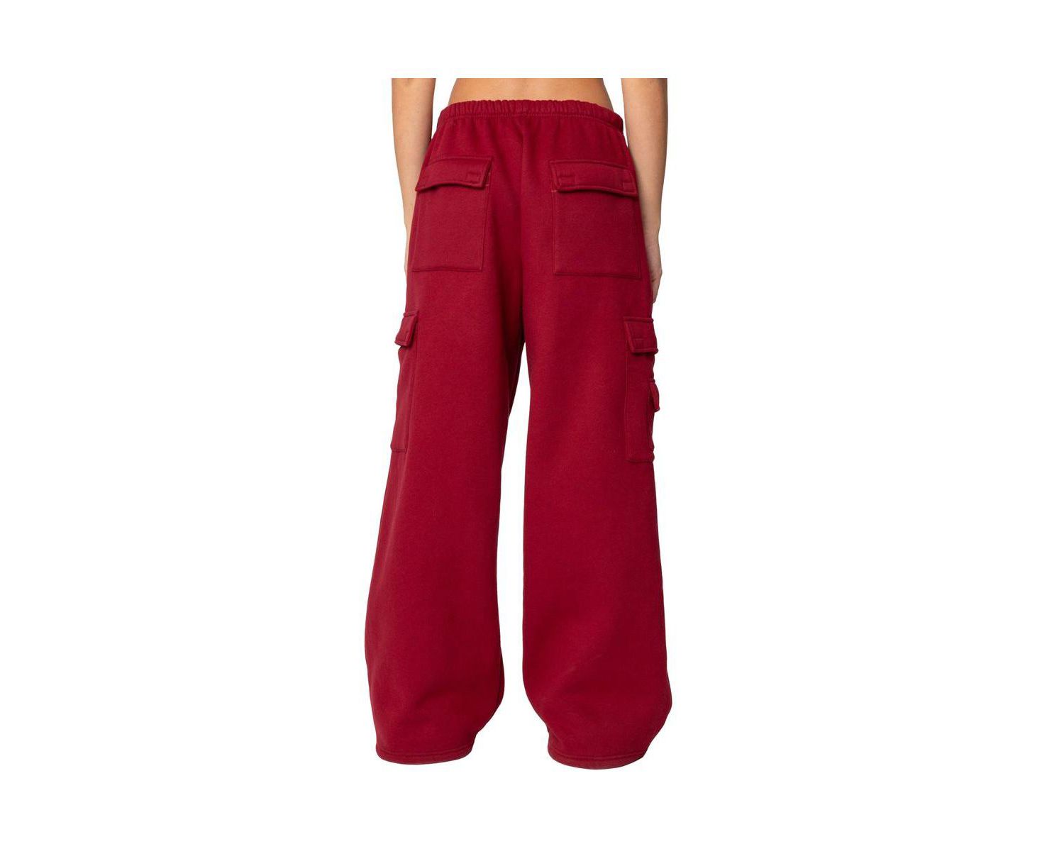Women's Wide leg cargo sweatpants