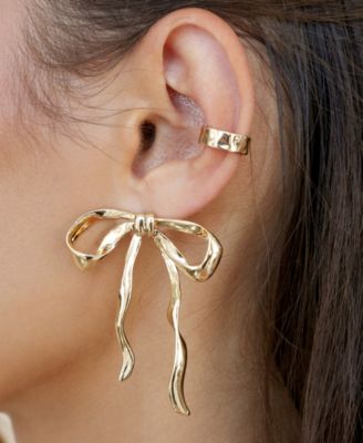 Bow Drop Earrings