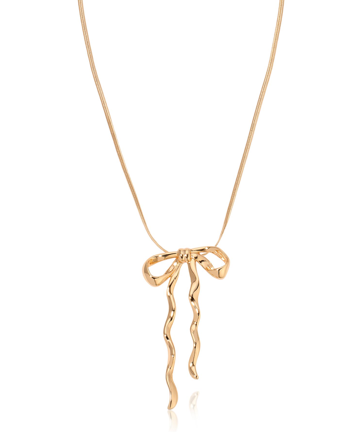 Bow Pendant Necklace