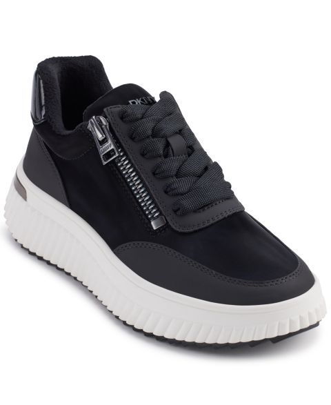 Женские кроссовки DKNY Laurence Zip, цвет: Чёрный