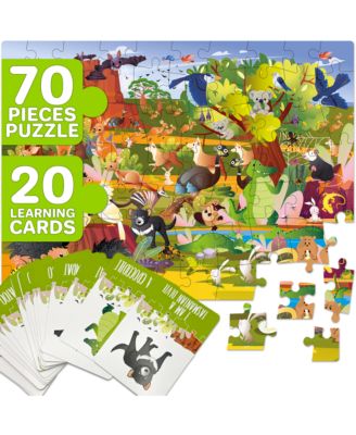 70 Pieces Search & Find Riddle Kids Puzzles 4-6 Years Old