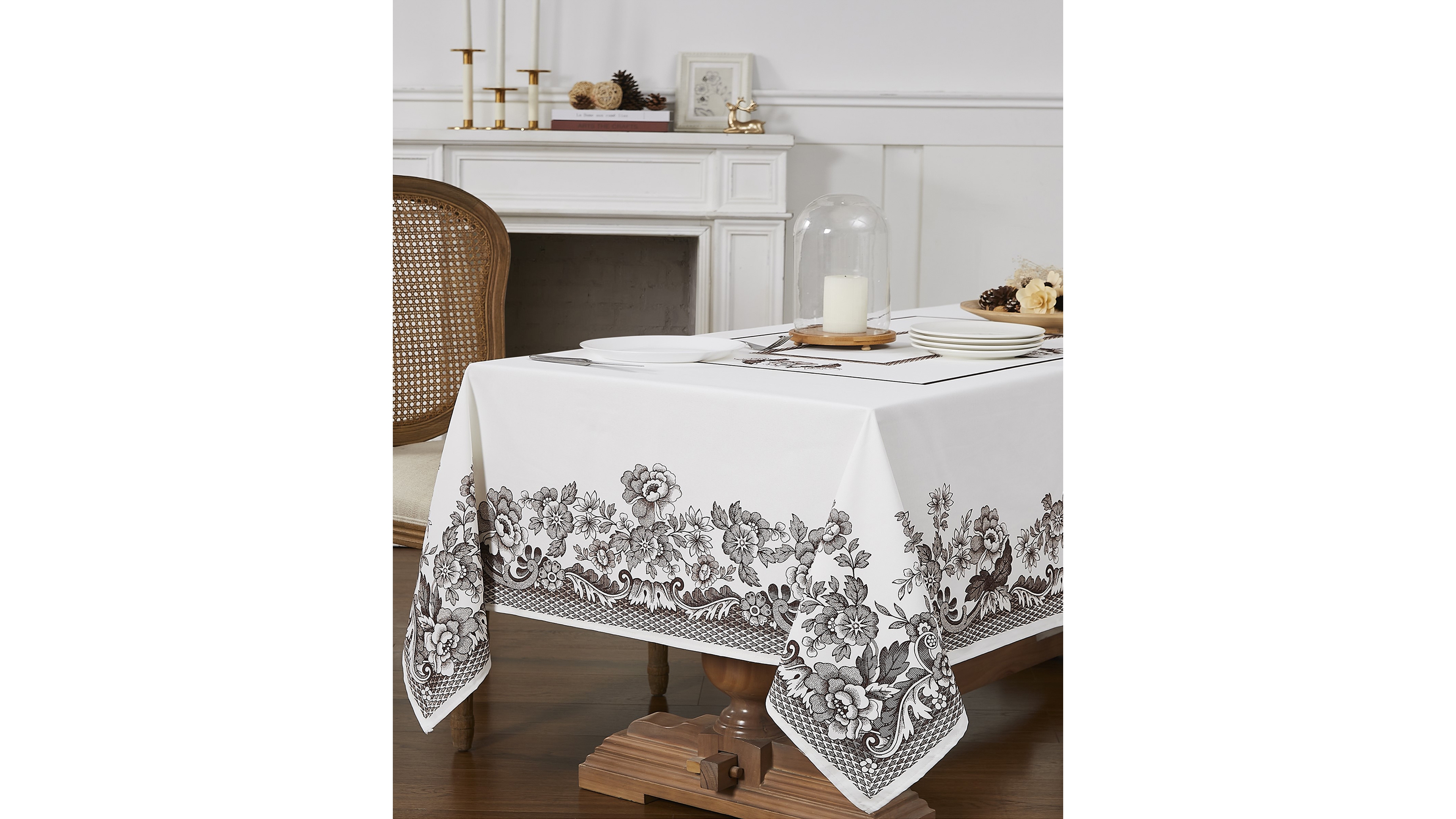 Spode Woodland Polyester Tablecloth, 60" x 120"