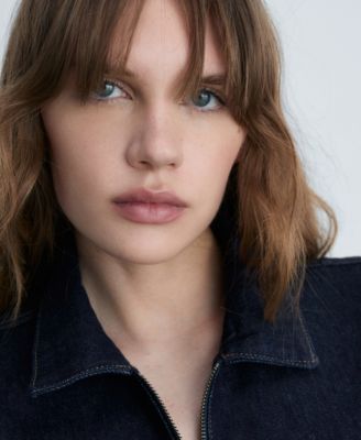 Women's Belted Denim Jumpsuit