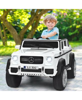 12V Licensed Mercedes-Benz Kids Ride On Car-White