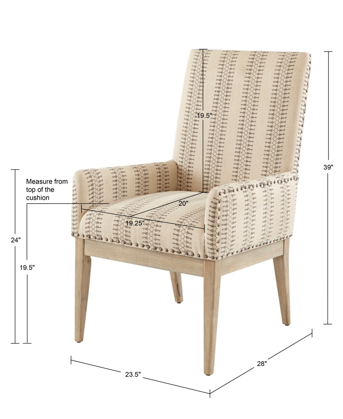 Rika Dining Arm Chair, Set Of 2