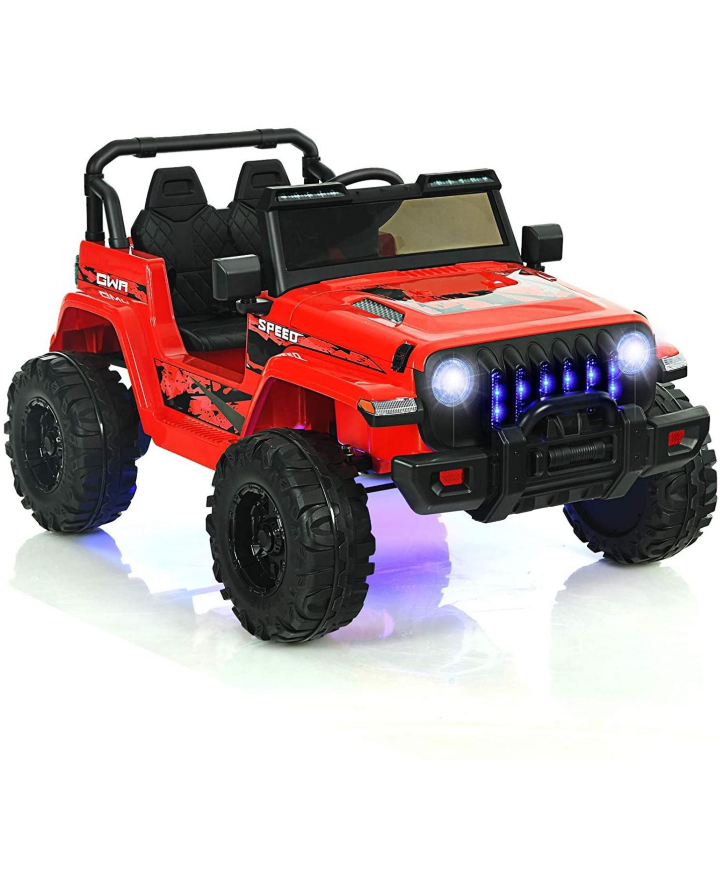 Детская игрушка HONGGE 12V Ride-On Jeep with 2.4G Remote Control and Bluetooth Music, Ages 3-8 — фото 1