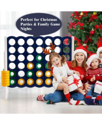 4-to-Score 4 in A Row Giant Game Set for Kids Adults Family Fun