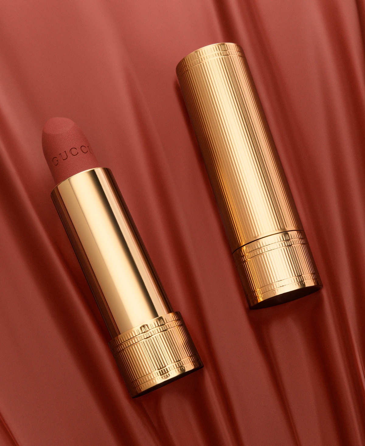 Gucci Rouge A Levres Long-lasting Matte Lipstick In 122 - Eliza Ginger