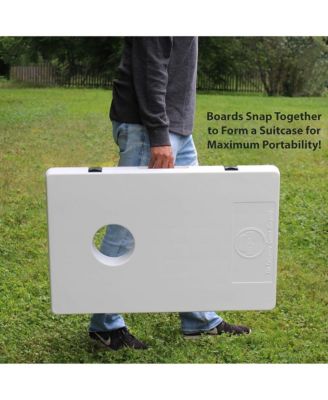 All Weather Indoor/Outdoor EZ Carry Bean Bag Cornhole Game Set