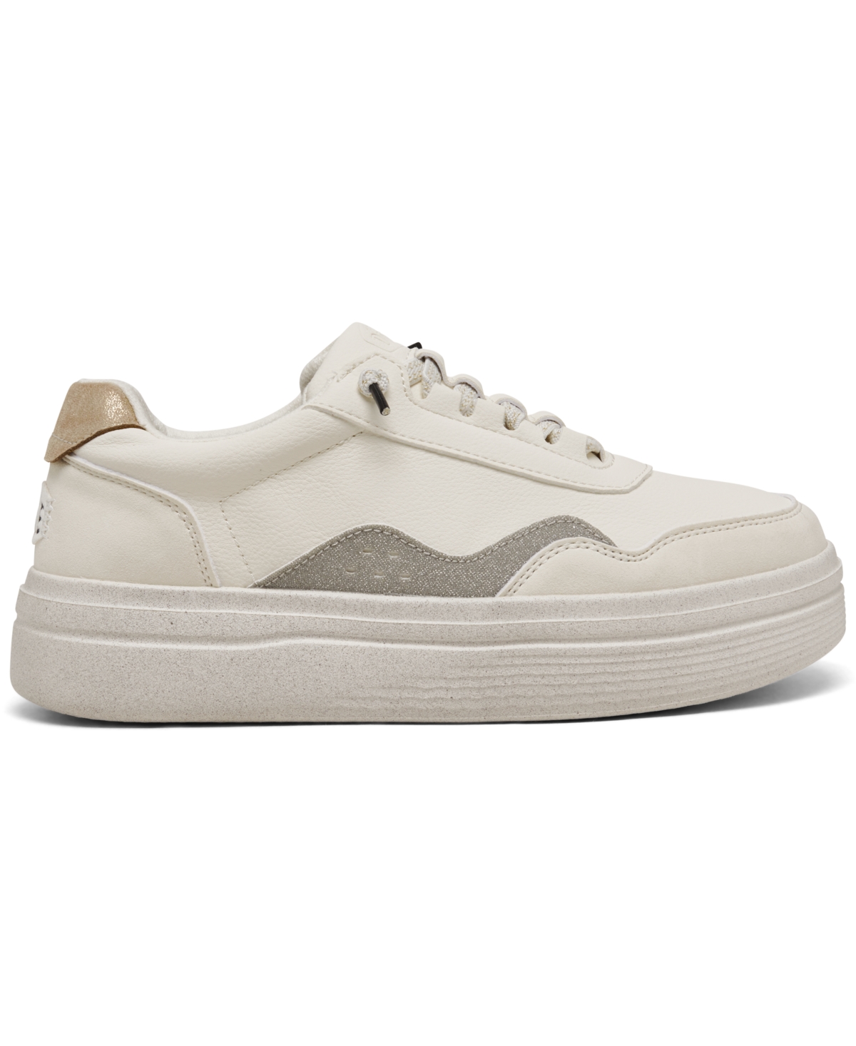 HEY DUDE WOMEN'S HUDSON LIFT METALLIC CASUAL SNEAKERS FROM FINISH LINE 