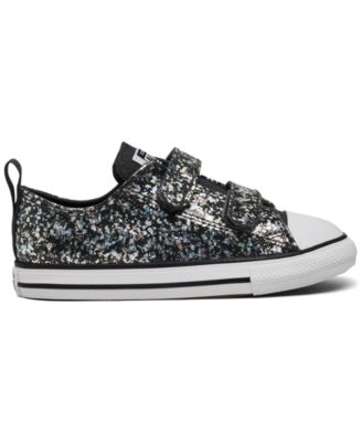 Toddler Girls Chuck Taylor All Star Glitter Easy-On Casual Sneakers from Finish Line