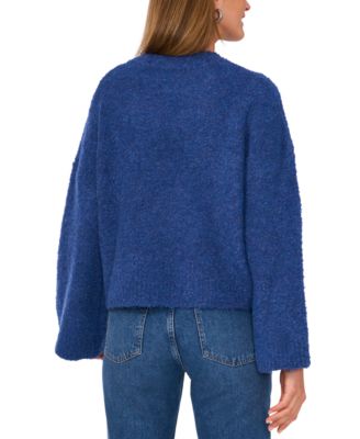 Women's Wide Crewneck Flared-Sleeve Sweater