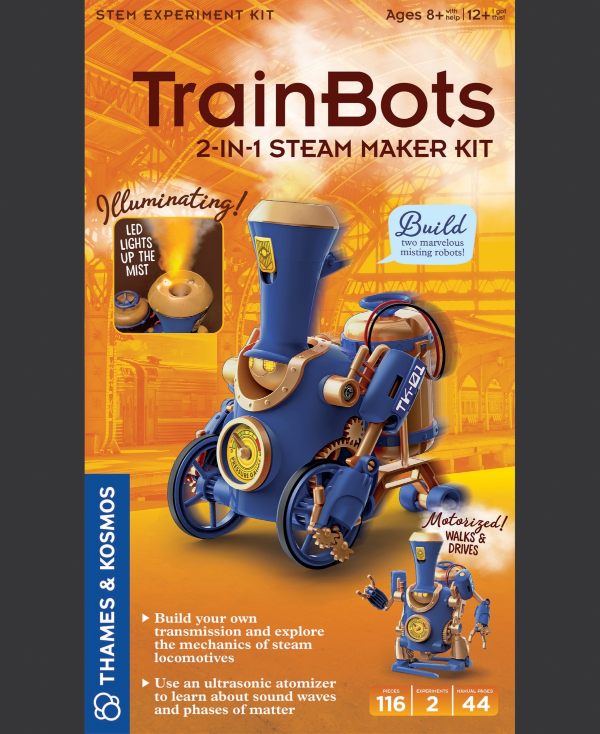 Shop Thames & Kosmos Trainbots: 2-in-1 Steam Maker Kit In Multi