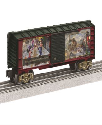 Thomas Kinkade Disney Mickey and Minnie Candy Cane Express Boxcar