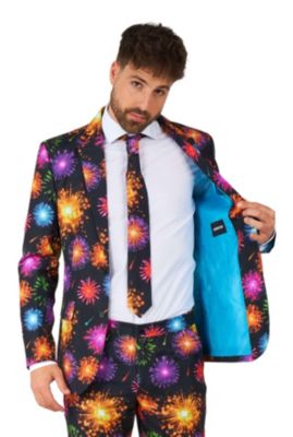 Suitmeister Мужской костюм на День Святого Валентина Suitmeister - Костюм для влюбленных - Приталенный крой - Белый