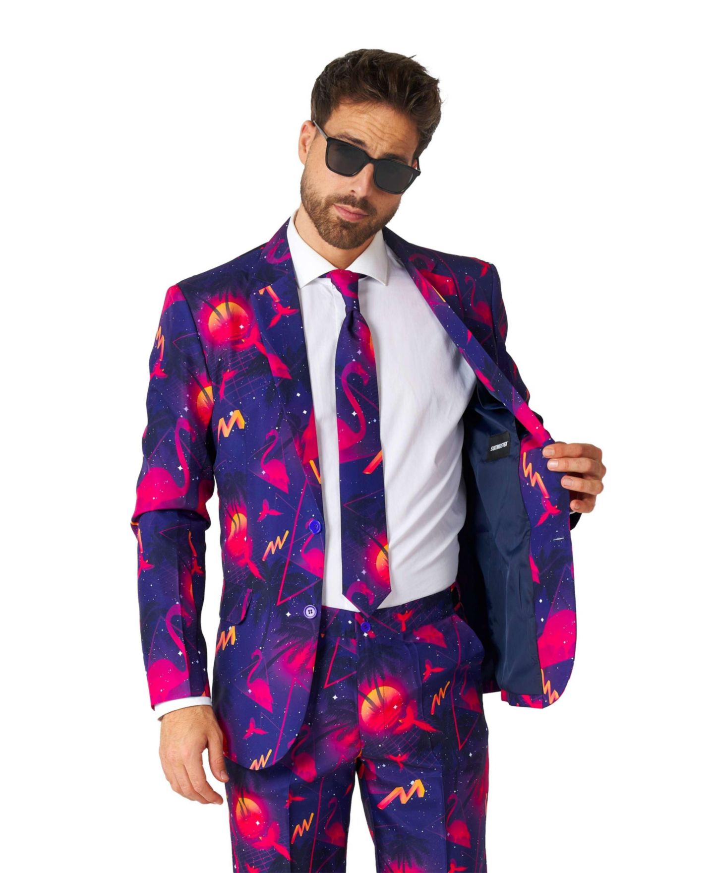 Suitmeister Men's Suits, цвет: Фиолетовый — фото 5
