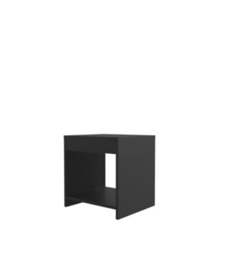 Anegam Nightstand with Open Storage, Black