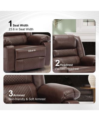 Breathable Leather Massage Recliner