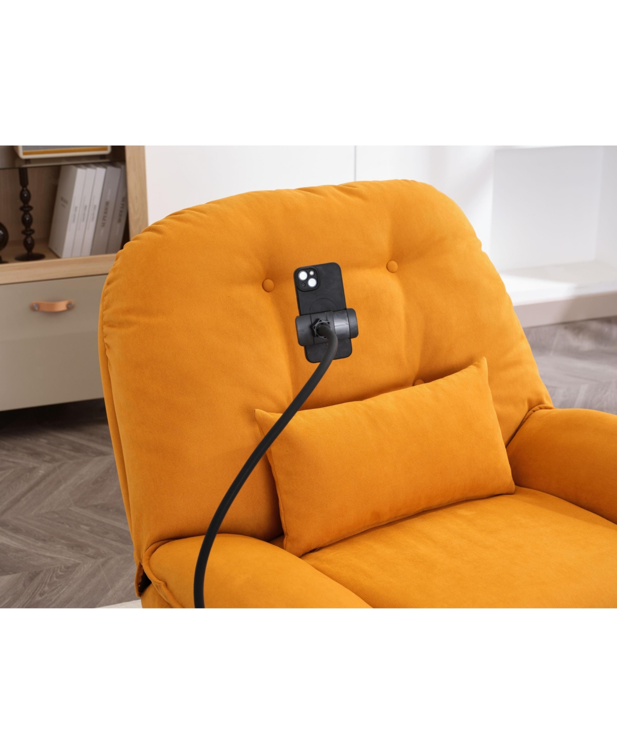 Streamdale Furniture Power Recliner Swivel Glider Usb Charger With Bluetooth Music Player Different Function Sleep Working Game and Leisure Model Oran