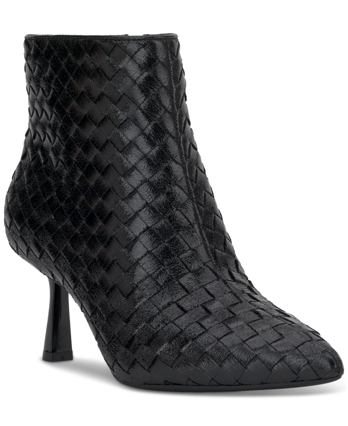 Inc International Concepts Women's Raisie Dress Booties, Exclusively At Macy's In Black Woven