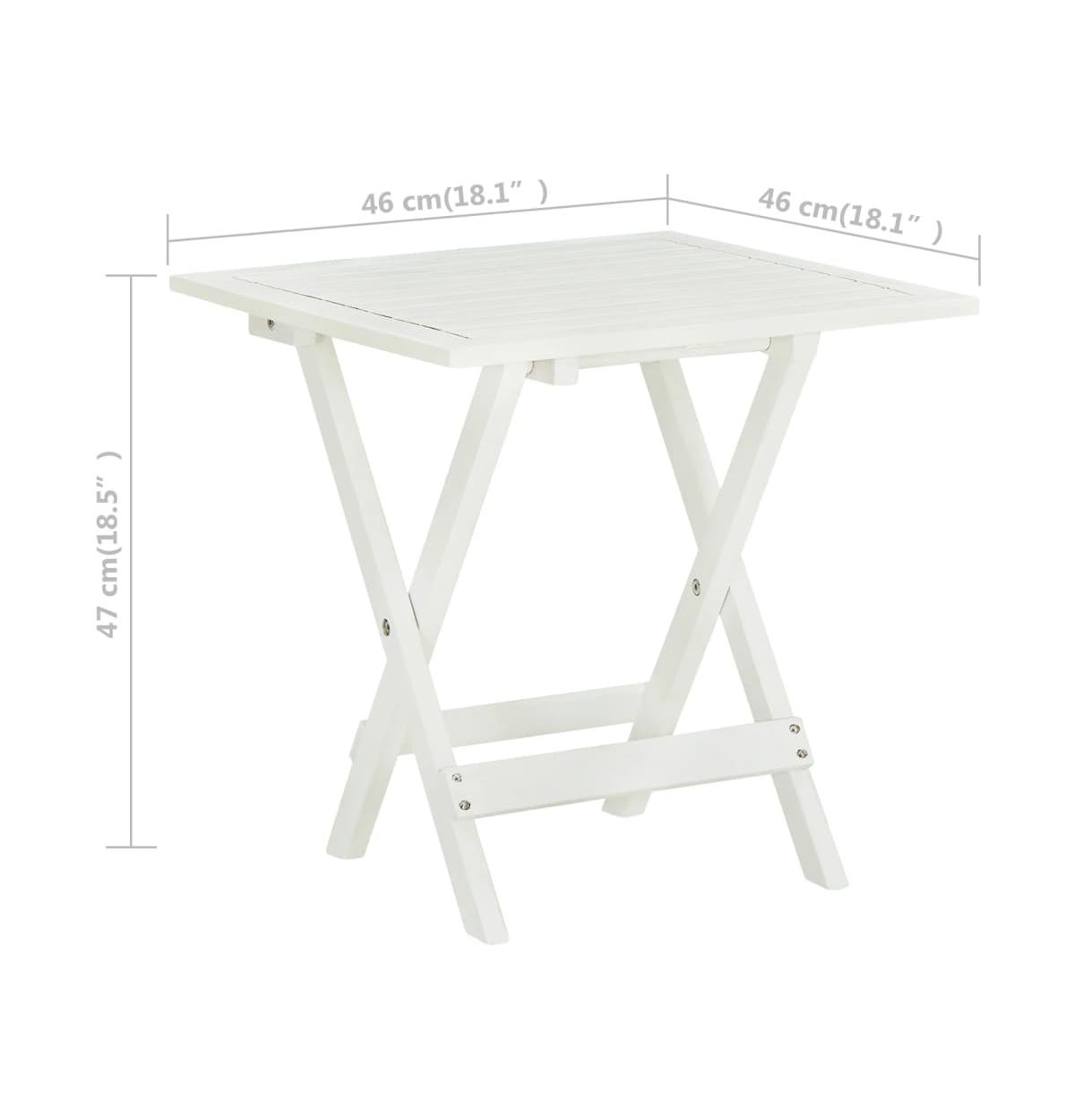 vidaXL Bistro Table18.1