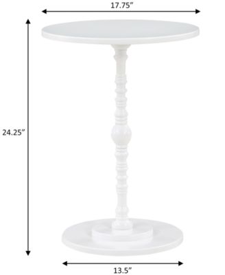 17.75" Classic Accents Sanibel Beach Spindle Table