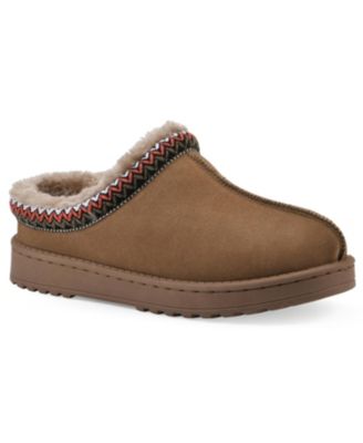 Women's Iceberg Leather Clog Slippers