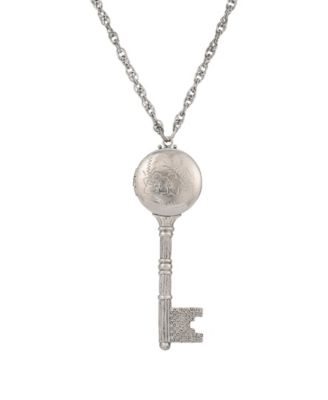 Key Locket Pendant Necklace