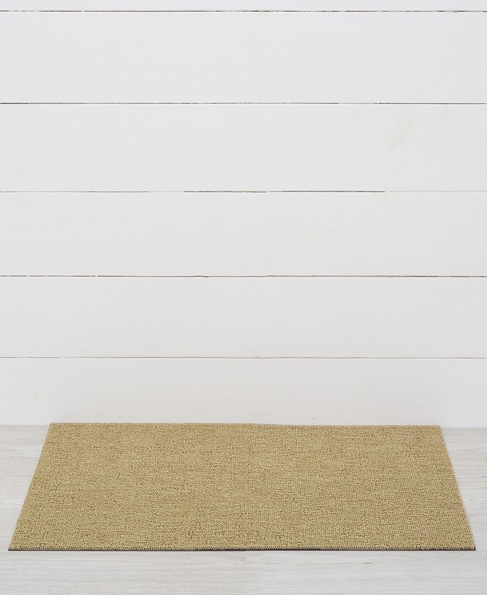 Chilewich Martha Stewart Heathered Shag Doormat, 18x28 - Tan/Beige - No Size