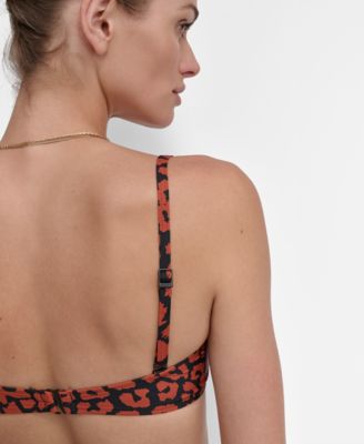 Women's Shirred U-Wire Bandeau Bikini Top