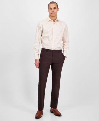 Мужская приталенная рубашка Boboli с цветочным принтом и длинными рукавами спереди на пуговицах Bar III эксклюзивно от Macys 13990₽