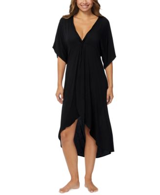 Juniors' Paradise Twist-Front Cover-Up Dress