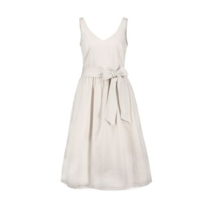 Women's A-Line Dress with Sash