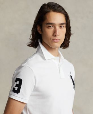 Men's  Big Pony Custom Slim Fit Mesh Polo