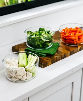 6-Piece 4 Cup Round Food Storage and Meal Prep Container Set