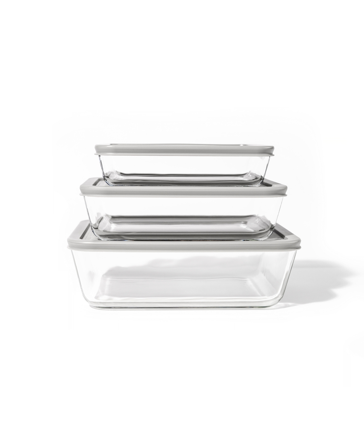 DURA LIVING 12-PIECE RECTANGULAR NESTING FOOD STORAGE AND MEAL PREP CONTAINER SET 