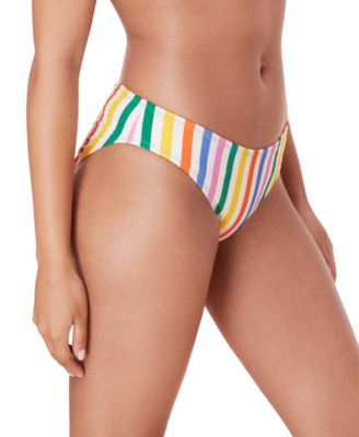 Women's Striped Hipster Bikini Bottoms