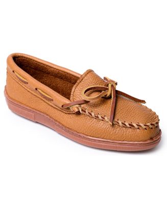 Minnetonka Moosehide Tan Leather Moccasins Minnetonka Men main image 4