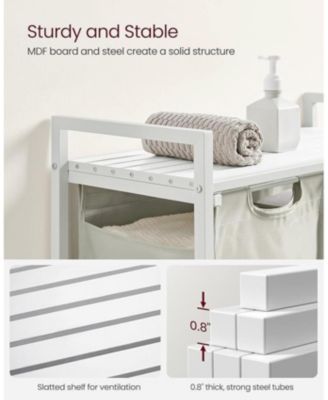 2 Pull-out & Removable Bags Laundry Hamper and Sorter