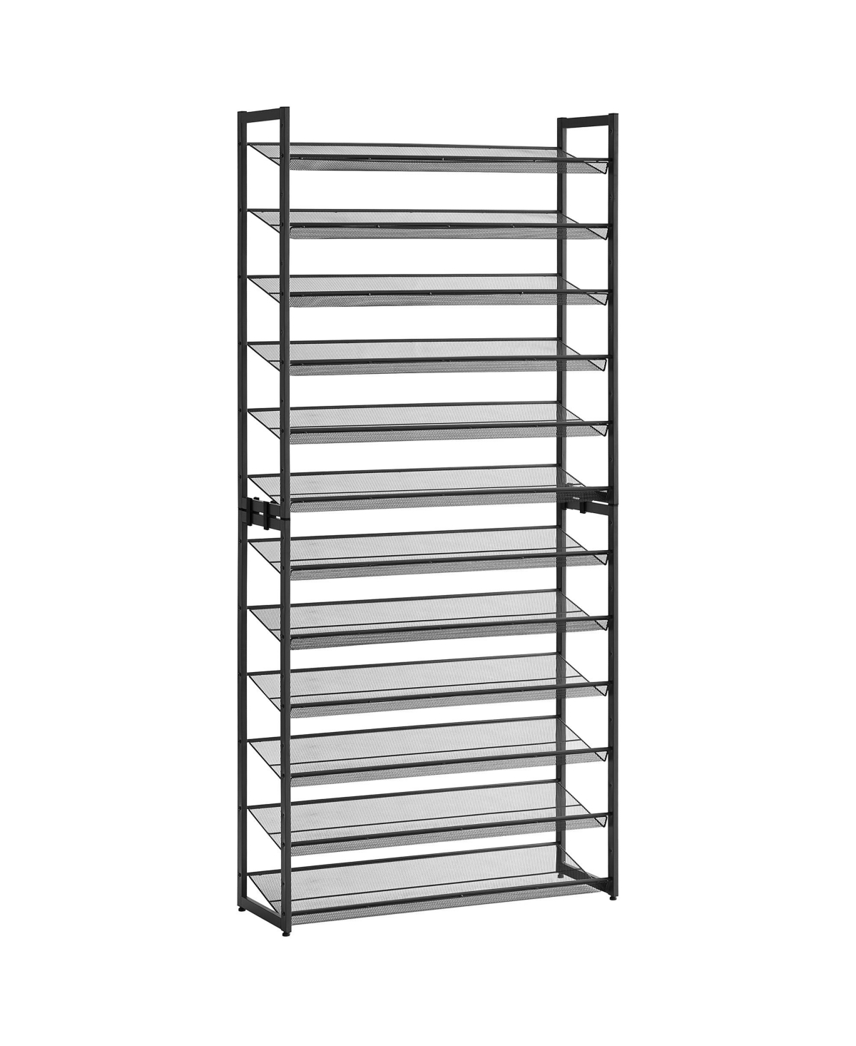 12-Tier Shoe Rack - Charcoal