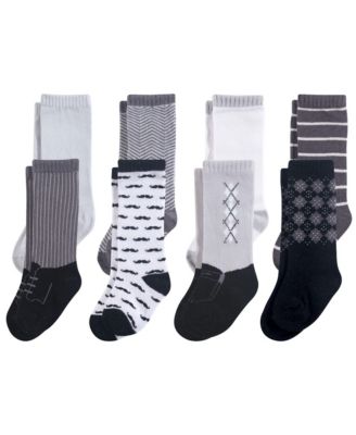 Baby Boys Cotton-Infused Knee-Length Stockings