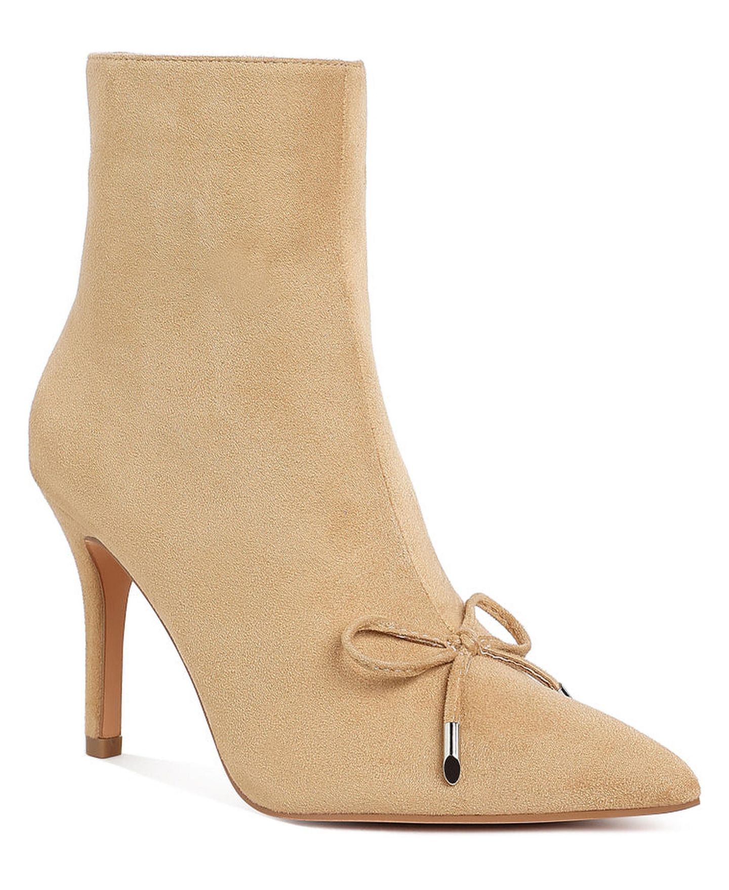 Женские ботинки Rag & Co Dapers Bow Detail Ankle, цвет: Бежевый — фото 1