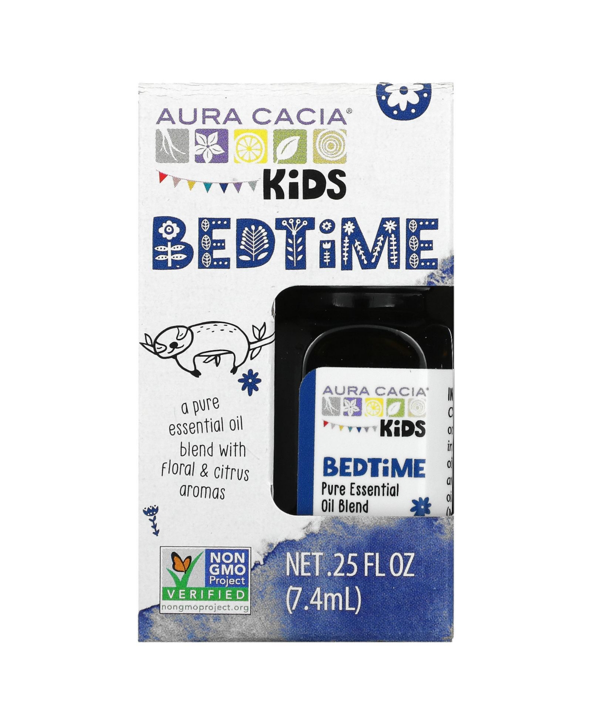 Aura Cacia Kids Pure Essential Oil Blend Bedtime - fl (7.4 ml)