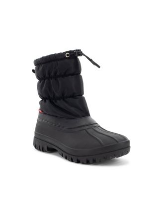 Nylon Puffer Mid Cold Weather Boot