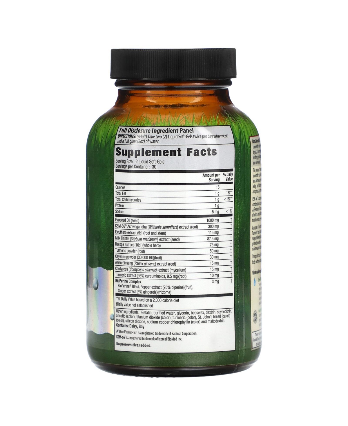 Irwin Naturals Ashwagandha Extra Strength - Liquid Soft-Gels